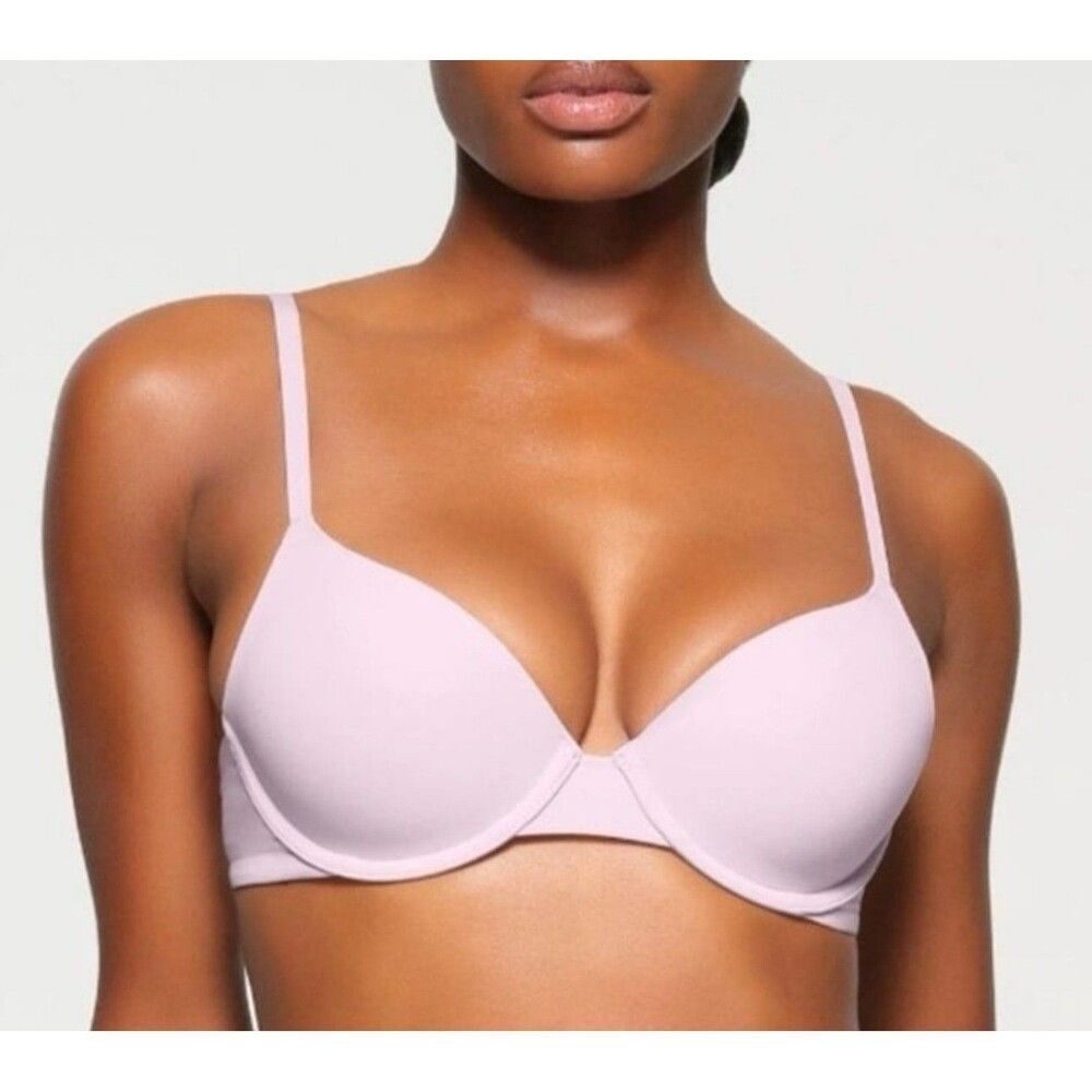 Skims Fits Everybody Demi T-Shirt Bra Cherry Blossom